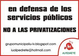 A privatizar, a privatizar....