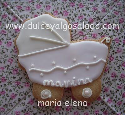 Galletas decoradas para el bautizo de Marina!
