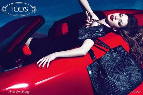 anne Anne Hathaway for Tods Fall 2011 Signature Handbags Campaign by Mert & Marcus