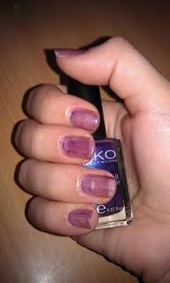 Esmalte morado 262 de Kiko