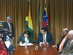 Declaración conjunta: Venezuela y Guyana acuerdan continuar por la vía diplomática discusión limítrofe.