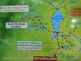 Ruta Les Bulloses -  Les Etangs des Esquits (Francia)