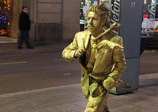 Top 10 estatuas humanas en Las Ramblas, Barcelona (parte 1)