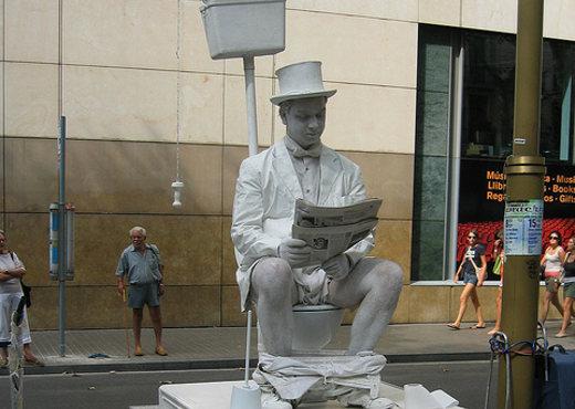 Top 10 estatuas humanas en Las Ramblas, Barcelona (parte 1)