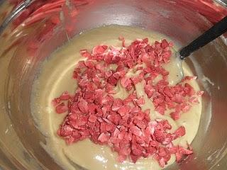 Magdalenas de fresas con nata sin lactosa