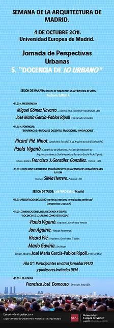 PAISAJE TRANSVERSAL EN LA SEMANA DE LA ARQUITECTURA PAISAJE TRANSVERSAL EN LA SEMANA DE LA ARQUITECTURA