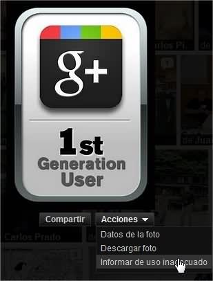 Descarga las fotografías compartidas en Google + en tamaño completo