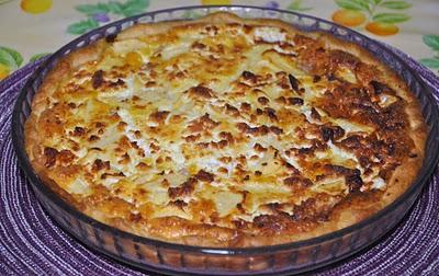 Quiché De Foie, Manzana Y Queso De Cabra