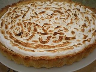 Tarta de limón y merengue