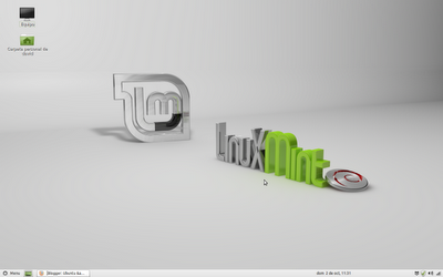 Escritorio Linux Mint Debian Edition