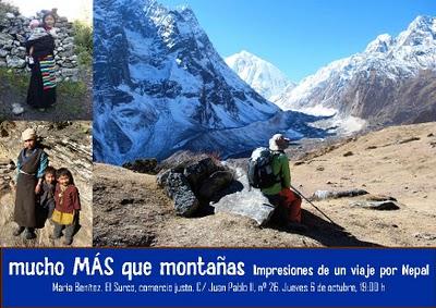 charla sobre Nepal - jueves 6 de octubre