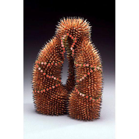 Esculturas con lápices