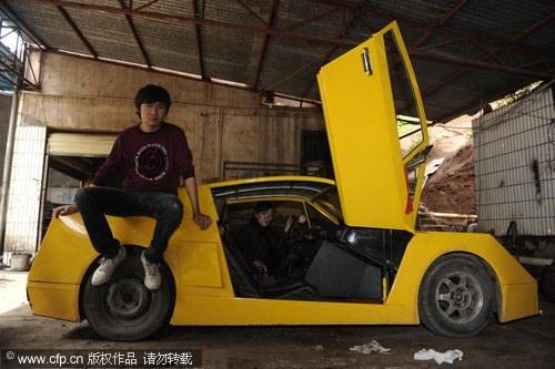 Un chino crea su propio Lamborghini