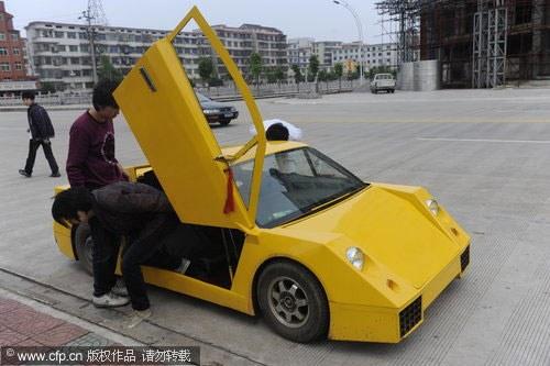 Un chino crea su propio Lamborghini