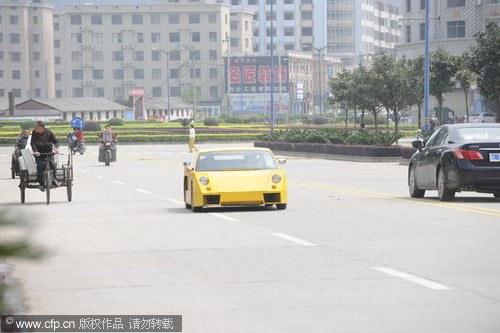 Un chino crea su propio Lamborghini