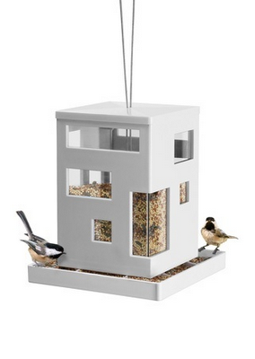 Comedero para pájaros urbanos