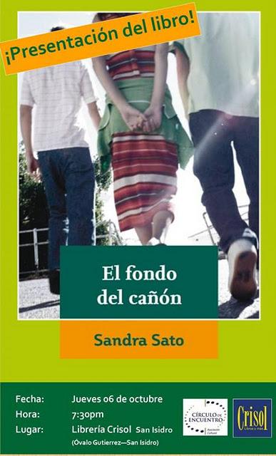 Presentación del libro: “El Fondo del Cañón”