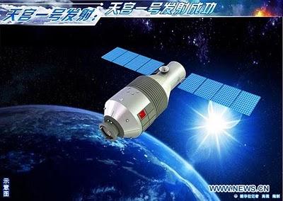 Tiangong-1, primer módulo de la Estación Espacial China