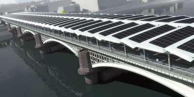 Londres construye el mayor 'puente solar' del mundo