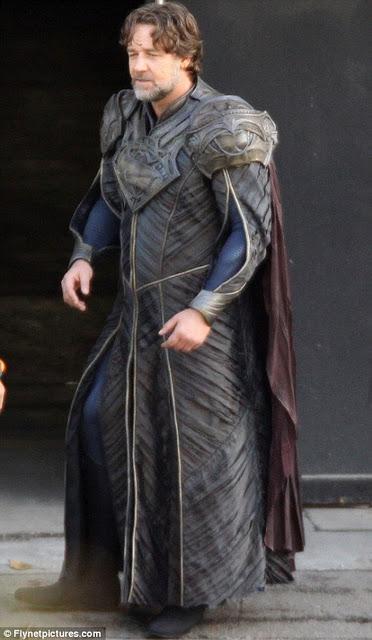 Russel Crowe como Jor-El, Superman Man Of Steel