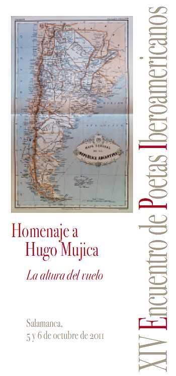 Hugo Mujica, homenajeado en el 14º Encuentro de Poetas Iberoamericanos de Salamanca