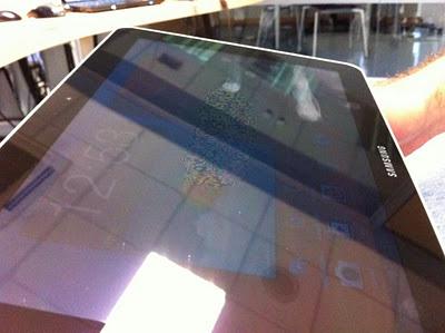 Anillos de Newton en Samsung Galaxy Tab 10.1