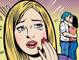 Estrategias de seducción. Aparenta ser un objeto de deseo: forma triángulos