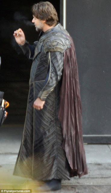 Primeras fotos de Russell Crowe como Jor-El en 'Man of Steel'