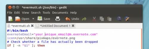 Lanzador Evernote Drag & Drop Uploader – Unity Ubuntu