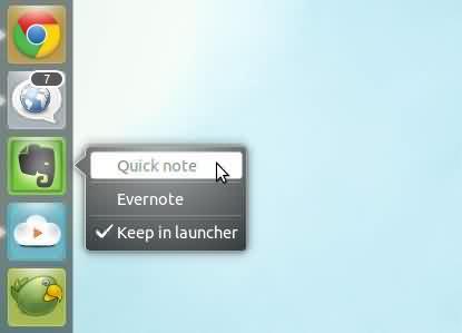 Lanzador Evernote Drag & Drop Uploader – Unity Ubuntu