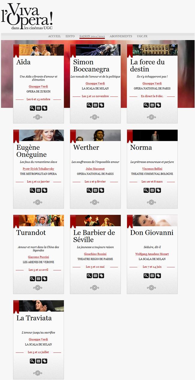 VIVA L'OPÉRA!, DANS LES CINÉMAS UGC