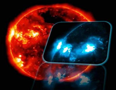 La gigantesca mancha solar 1302 apunta hoy hacia la Tierra