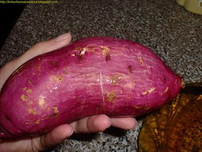 Batata en Salamanca/サツマイモ発見