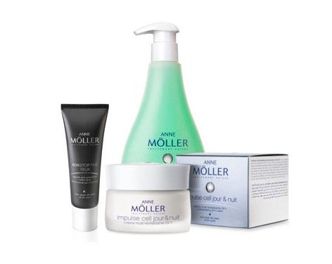 productos Anne Möller para el sorteo cosmetik