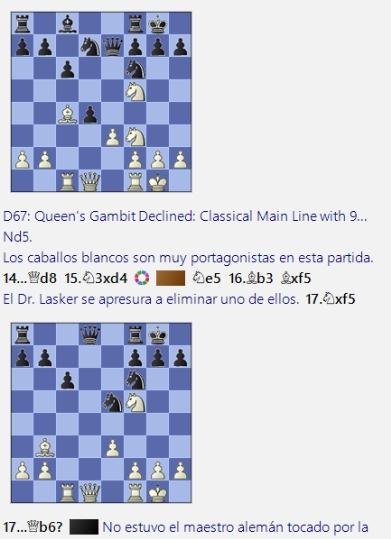 Lasker, Capablanca y Alekhine o ganar en tiempos revueltos (348)