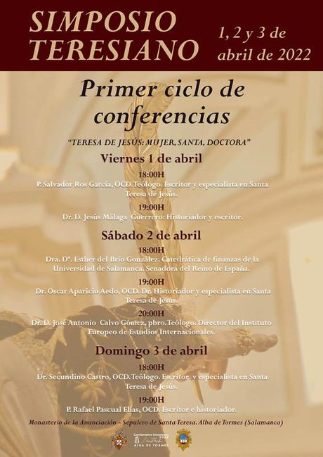 Simposio Teresiano en Alba: primer ciclo de conferencias Simposio Teresiano en Alba: primer ciclo de conferencias
