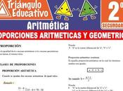 Proporciones Aritméticas Geométricas para Segundo Secundaria