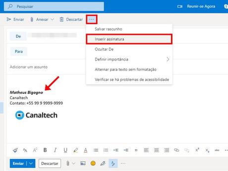 Cómo colocar una firma en Outlook, Hotmail o Live Mail Cómo colocar una firma en Outlook, Hotmail o Live Mail