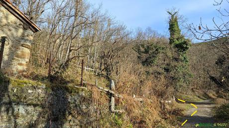 Desvío para el Collado Chixingos