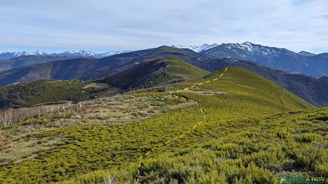 Sendero del Pico Pedro Garcia a la Collada el Aciu
