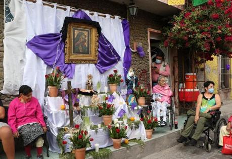 Altares de Dolores en el Callejón del Buche, una tradición popular centenaria que el Ayuntamiento promueve sea Patrimonio Cultural de la Ciudad de San Luis Potosí