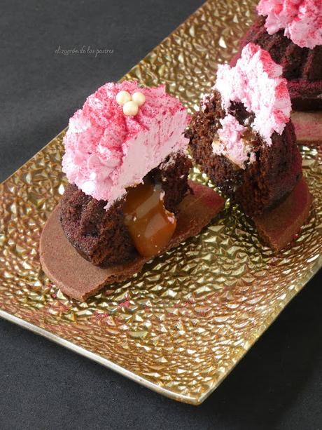 Mini Cake de Cacao Caramelo Tuno Indio Mini Cake de Cacao Caramelo Tuno Indio