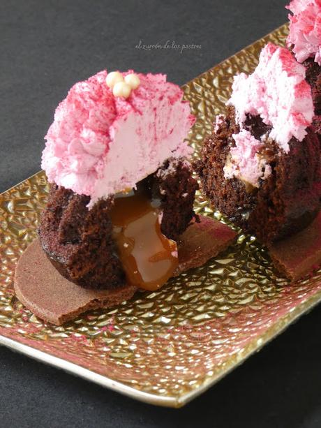 Mini Cake de Cacao Caramelo Tuno Indio Mini Cake de Cacao Caramelo Tuno Indio