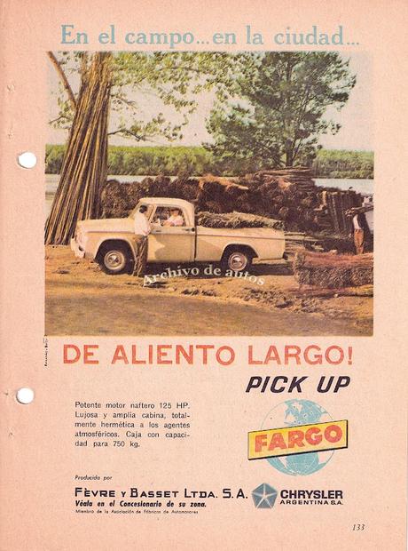 Fargo D-100 fabricada por Fèvre y Basset Ltda. y Chrysler Argentina