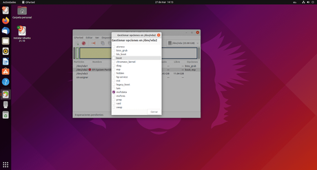 Cómo instalar Ubuntu en un USB para que funcione al 100% como lo hace en un disco duro Desactivadas boot y esp