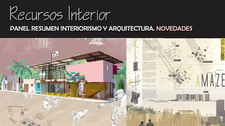 Panel resumen Interiorismo y arquitectura. Últimas tendencias