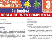 Regla Tres Compuesta para Tercero Secundaria
