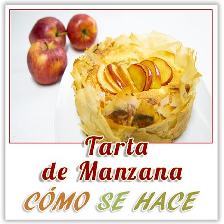 TARTA DE MANZANA CON PASTA FILO