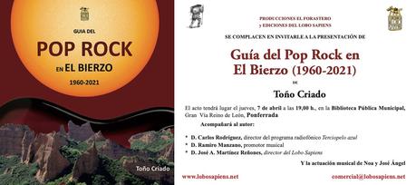 El periodista Toño Criado presenta la Guía del Pop Rock en el Bierzo (1960-2021) 1