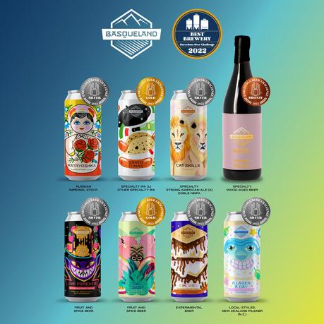 Basqueland Brewing, de nuevo Mejor Cervecera en Barcelona Beer Challenge Basqueland cervezas premiadas Basqueland Brewing